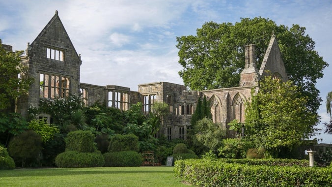 Nymans ruins in June